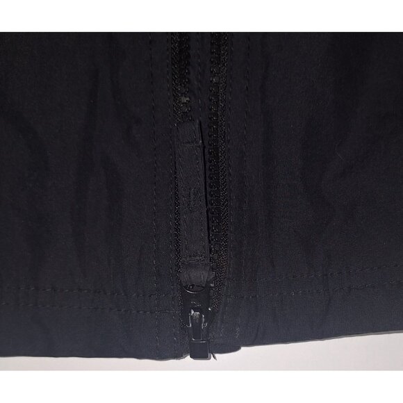 Abercrombie Mens Hooded Lined Cloth Jacket Size Small Black Hook & Latch Sleeves - Picture 8 of 15